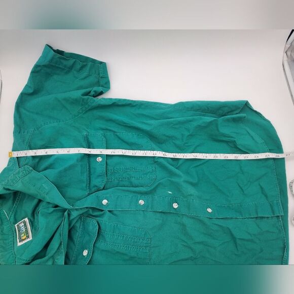 International Levi's Collection - Vintage Green Button Up - Used, Please Read!! - Picture 9 of 9